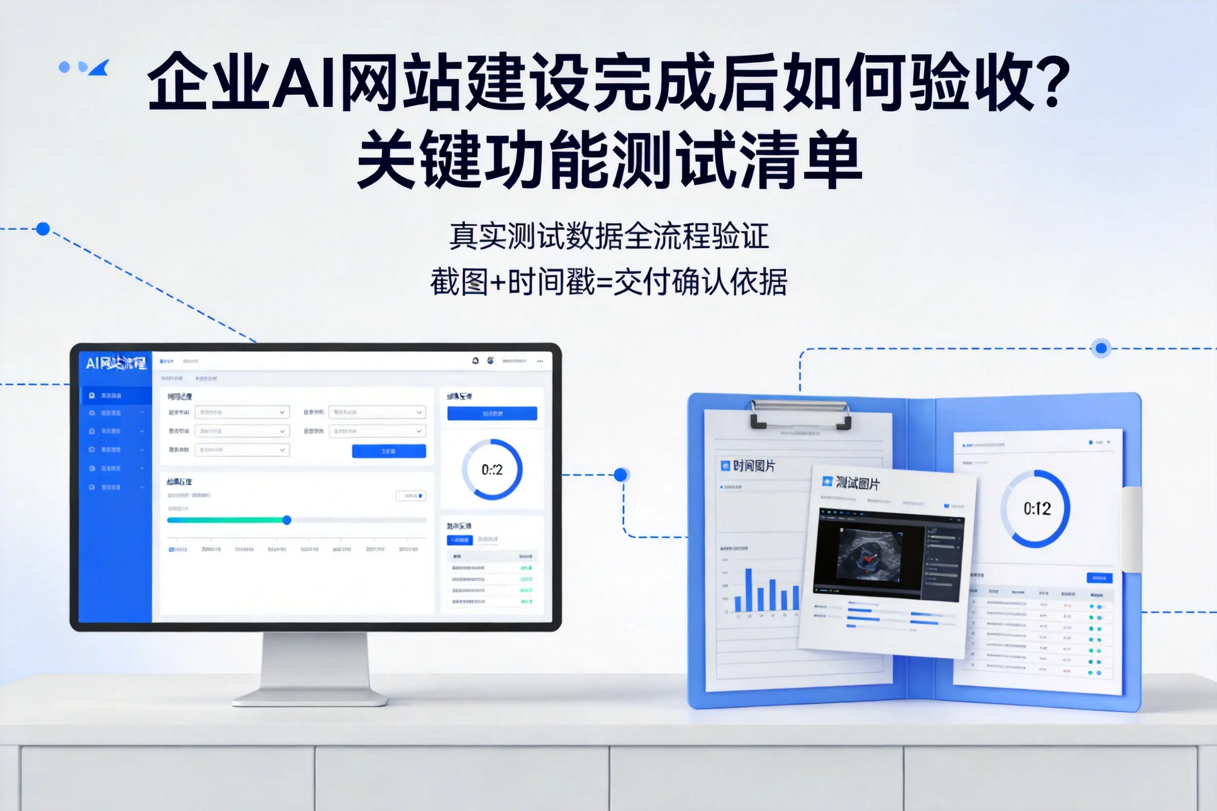 珠海企业AI网站建设完成后如何验收?关键功能测试清单