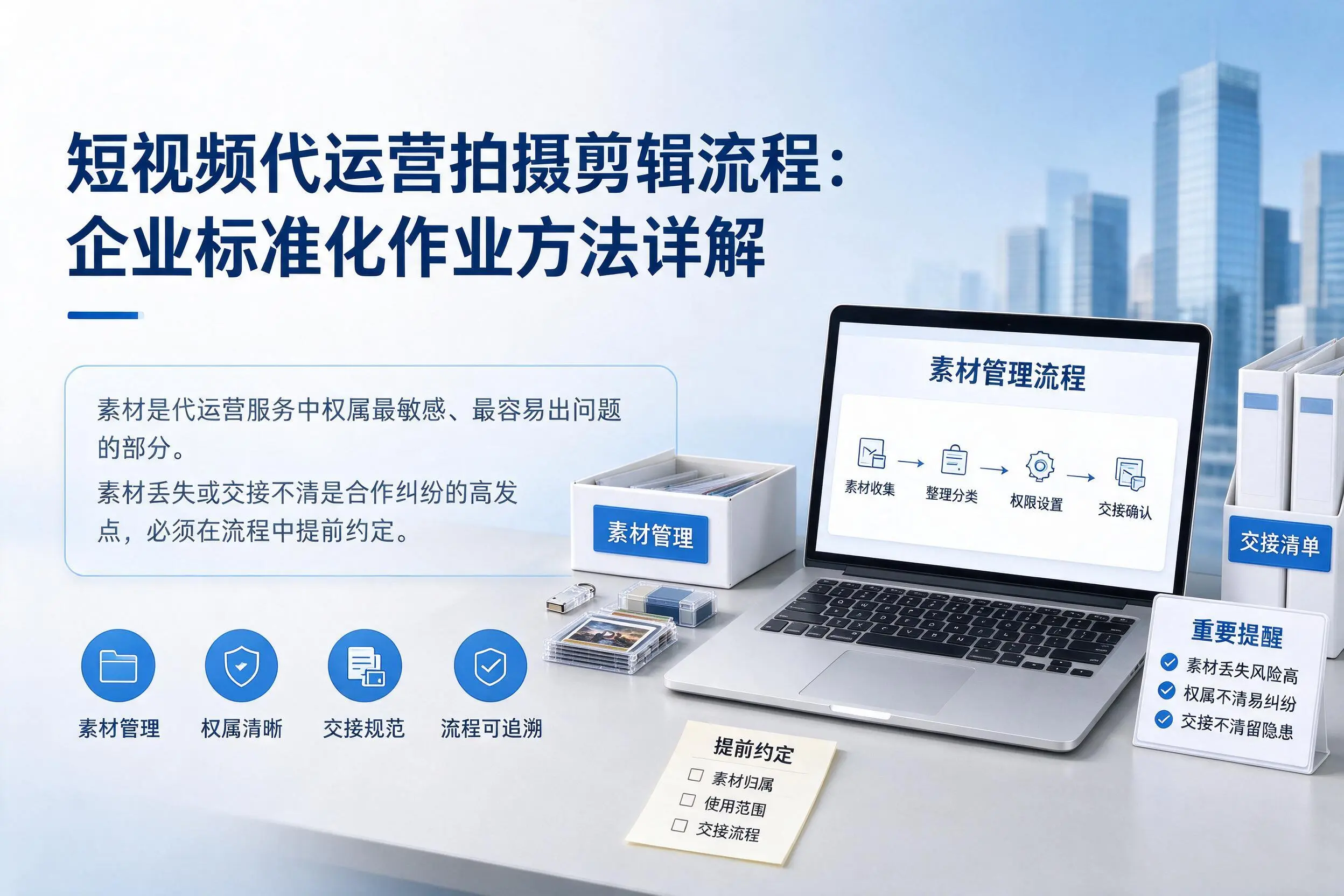 短视频代运营拍摄剪辑流程：珠海企业标准化作业方法详解
