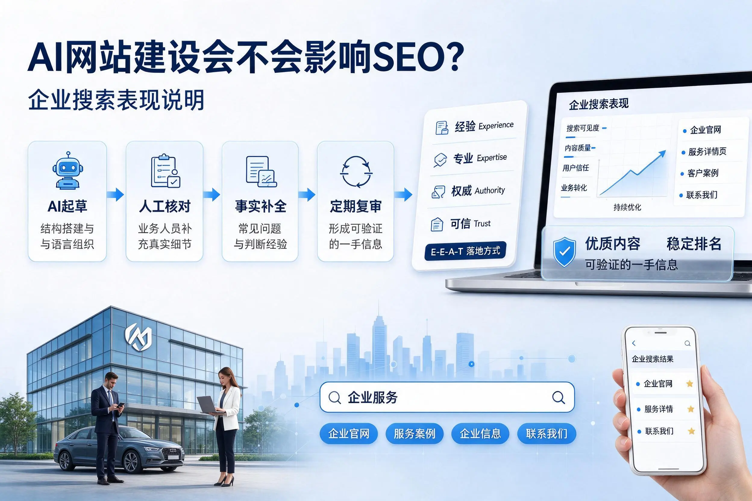 AI网站建设会不会影响SEO？珠海企业搜索表现说明