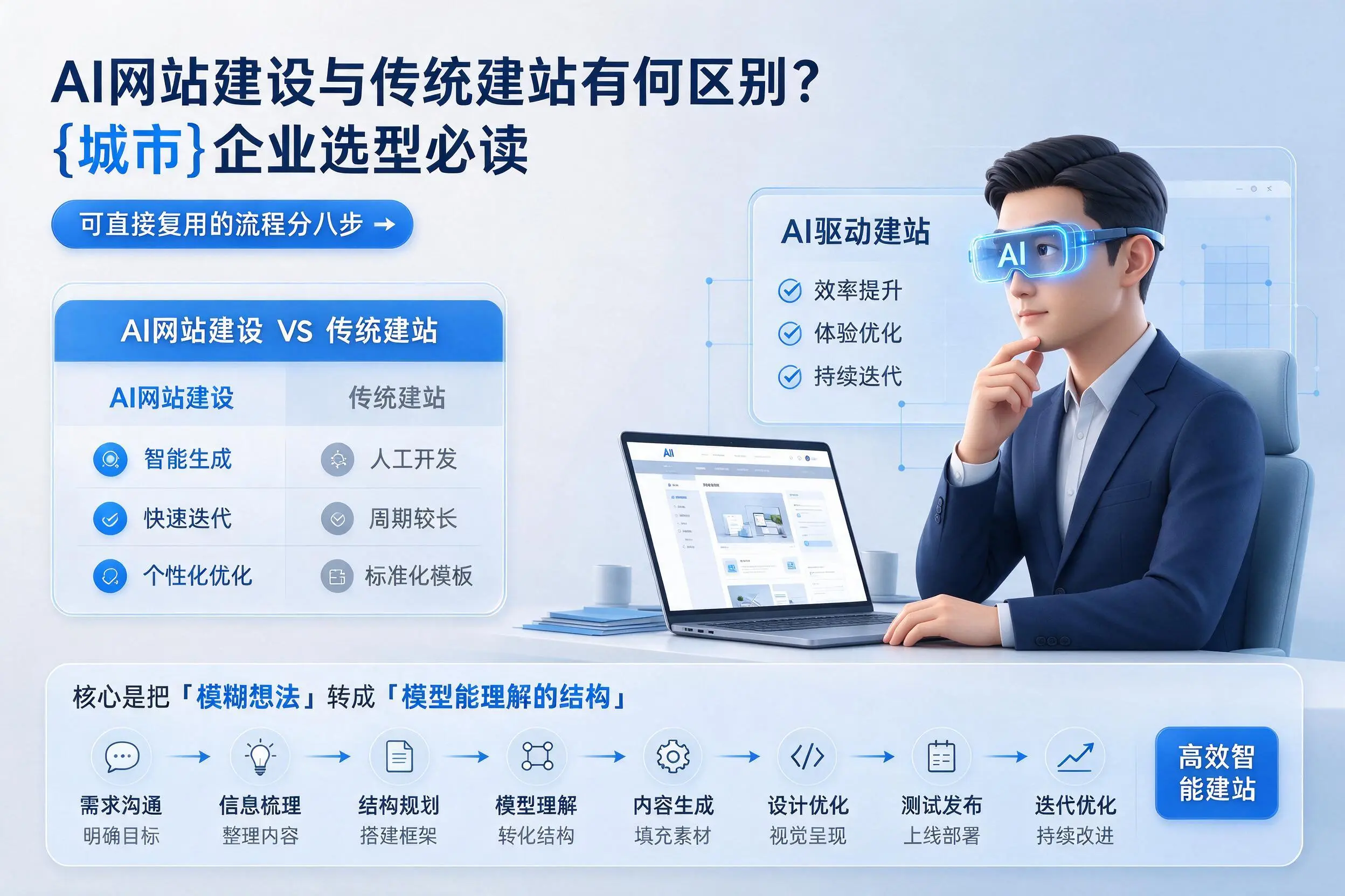 AI网站建设与传统建站有何区别?珠海企业选型必读