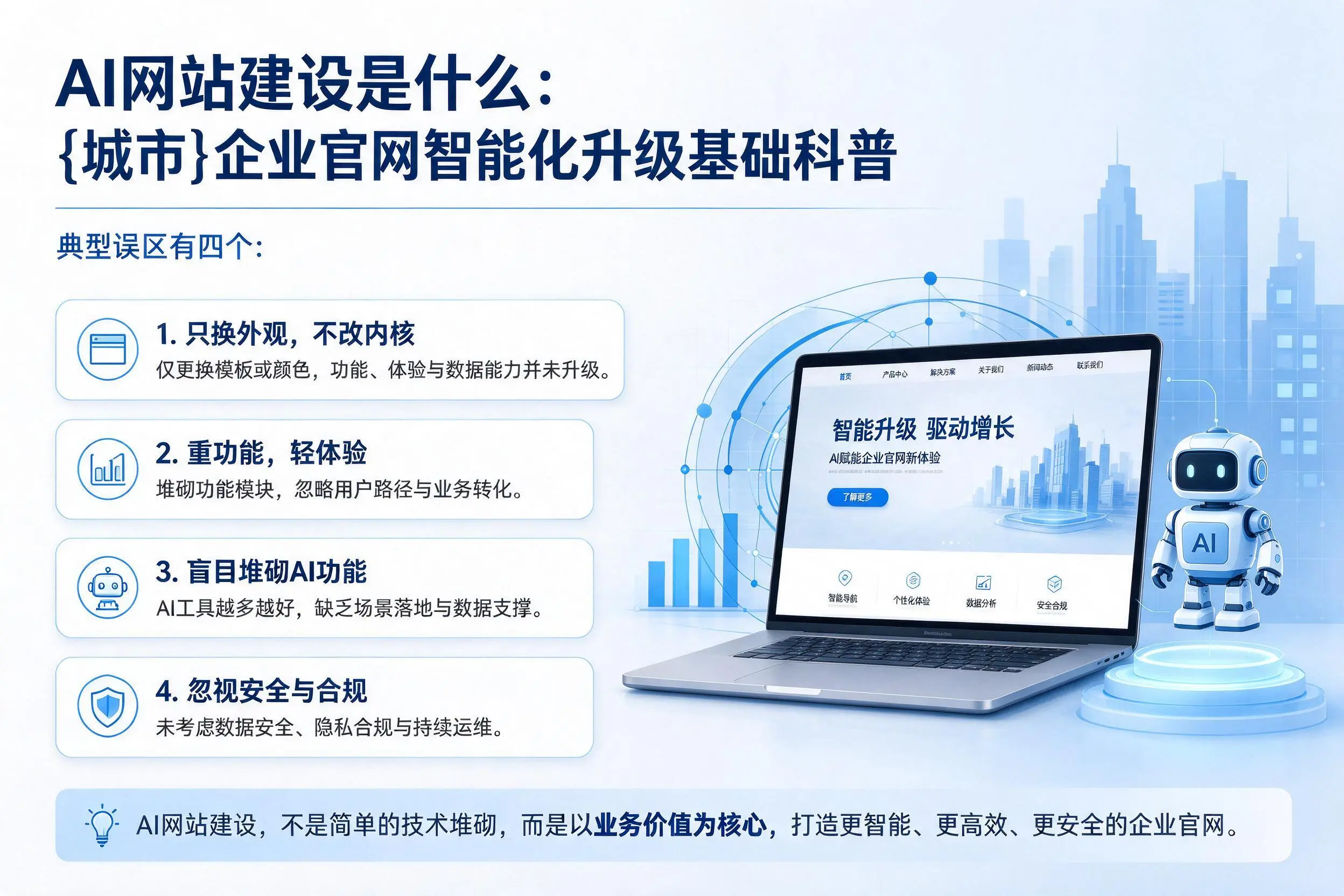 AI网站建设是什么:珠海企业官网智能化升级基础科普