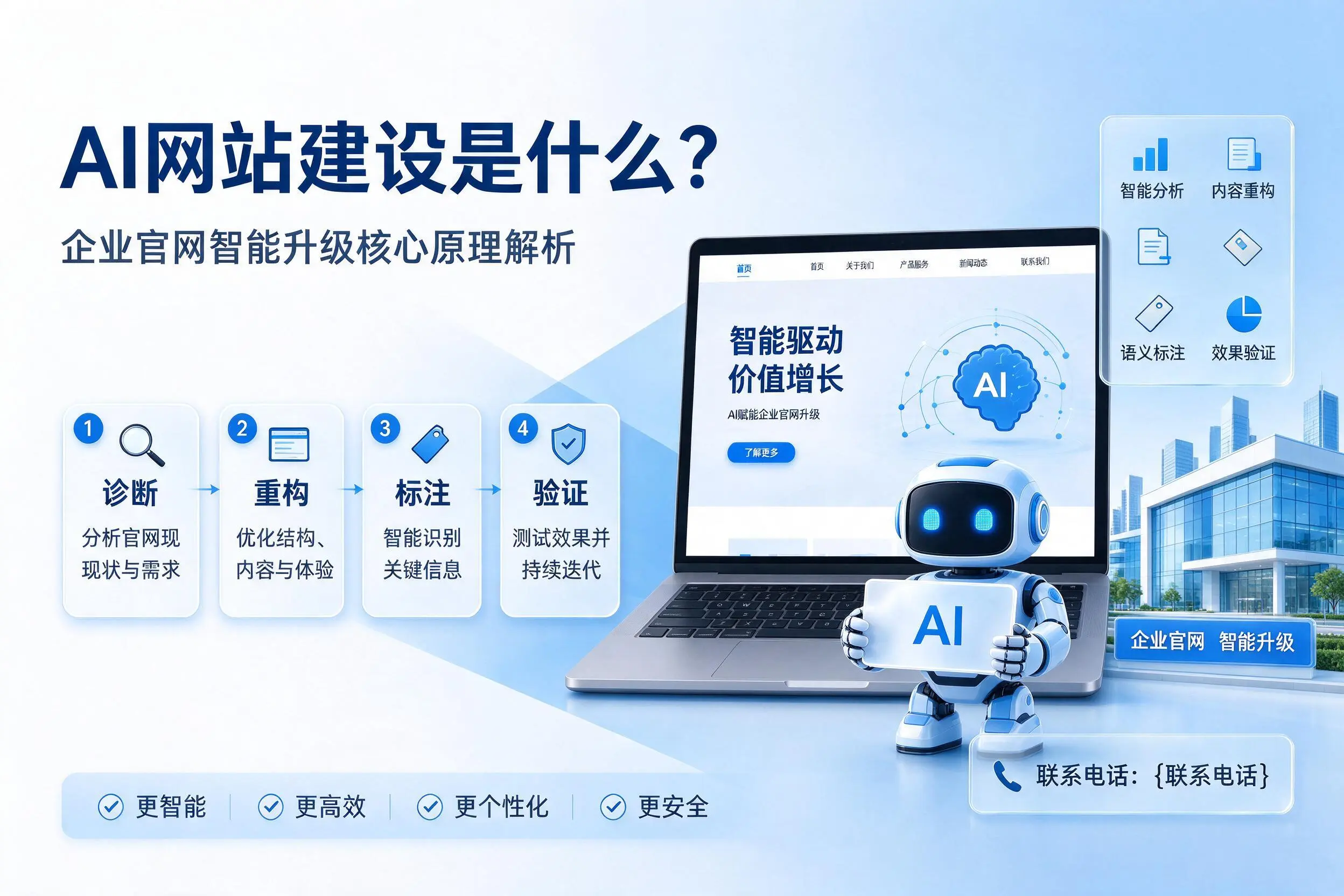 AI网站建设是什么?珠海企业官网智能升级核心原理解析