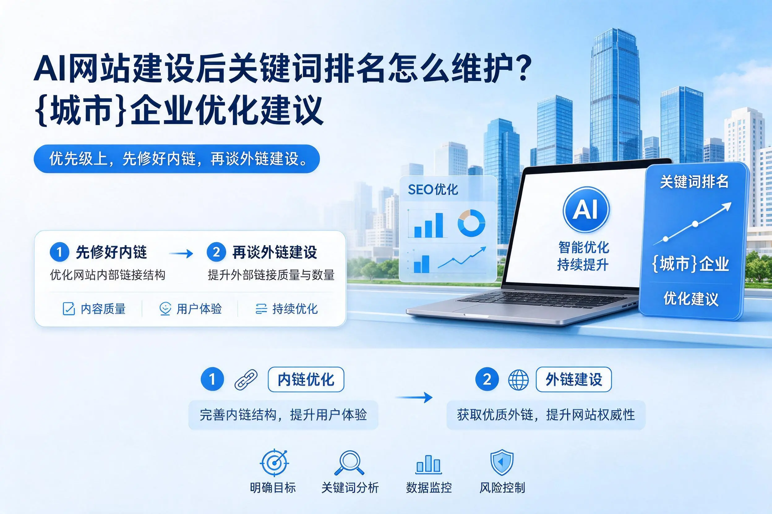 AI网站建设后关键词排名怎么维护?珠海企业优化建议